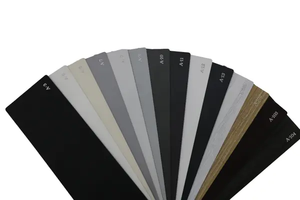 Aluminium powder coat colour sample