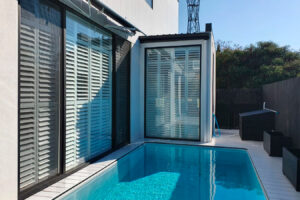 Tall Shutters with Two Midrails